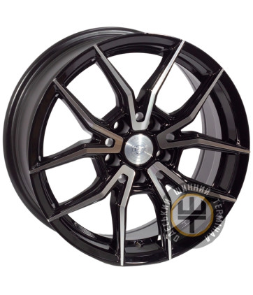 Zorat Wheels ZW-3354 7x16 5x108 ET25 DIA65.1 Black polished (Черный с полированной лицевой частью)