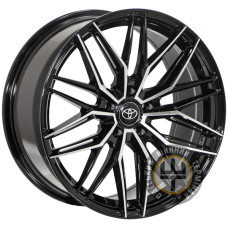 Zorat Wheels ZW-3806 8.5x18 5x114.3 ET35 DIA67.1 Black polished (Черный с полированной лицевой частью)