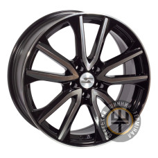 Zorat Wheels ZW-9066 7.5x18 5x108 ET43 DIA65.1 Black polished (Черный с полированной лицевой частью)