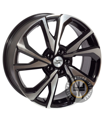 Zorat Wheels ZW-9099 7.5x19 5x114.3 ET45 DIA67.1 Black polished (Черный с полированной лицевой частью)