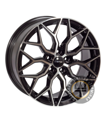 Zorat Wheels ZW-9547 8x18 5x112 ET45 DIA66.6 Black polished (Черный с полированной лицевой частью)