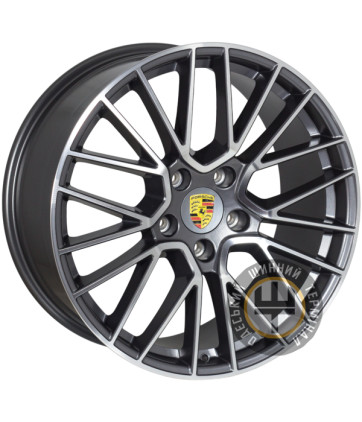 ZH 869 9x20 5x130 ET50 DIA71.6 Gun metal full polish (Темно-серый с полированным ободом)