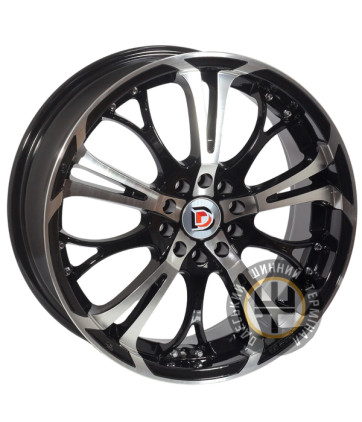 Zorat Wheels 876 7x17 5x108 ET40 DIA73.1 Black polished (Черный с полированной лицевой частью)