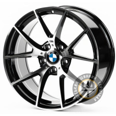 Replica B5342 8.5x19 5x112 ET30 DIA66.5 Satin black with machined face
