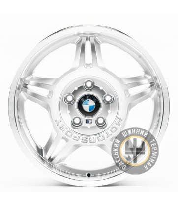 Replica B533 8.5x17 5x120 ET35 DIA74.1 Hyper silver lip polish