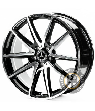 Replica MR078 9.5x20 5x112 ET39 DIA66.56 Machine black