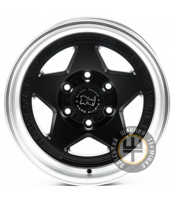 Off Road Wheels OW274 9x17 6x139.7 ET0 DIA110.1 Black Mirror Lip Polished