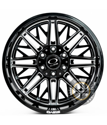 Off Road Wheels OW-Ultimate 10x20 6x139.7 ET-18 DIA106.1 Gloss Black W/Milled Spoker