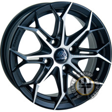 GT RD-M001 6x14 4x108 ET24 DIA65.1 Metall Cutting Black (Матовый черный с полировкой)
