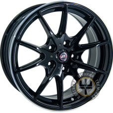 GT DX202 8.5x18 5x114.3 ET35 DIA73.1 Black Mirror Lip Polished