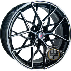 GT JCW05 7.5x17 5x108 ET35 DIA73.1 Черный с алмазной механической обработкой лицевой поверхности