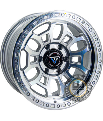 VLF ULFS07 8.5x17 6x139.7 ET-10 DIA106.3 Silver (Серебро)