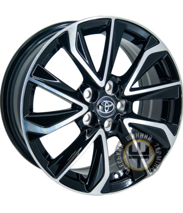 Replica Toyota 66170 7x16 5x100 ET50 DIA54.1 Machine black