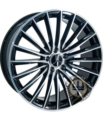 Replica Mercedes A368F 8.5x20 5x112 ET35 DIA66.56 Black Matt (Черный матовый)