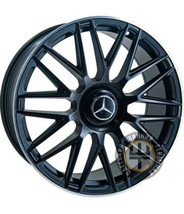 Replica Mercedes * A370 9.5x20 5x112 ET42 DIA66.6 Satin black