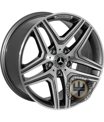 Zorat Wheels BK5925 8x17 5x112 ET35 DIA66.6 Grey Polished (Темно-серый с полированной лицевой частью)