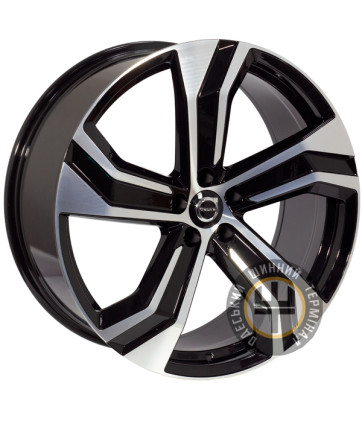 ZF FBX215 9x21 5x108 ET40 DIA63.4 Черный с алмазной механической обработкой лицевой поверхности