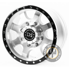Off Road Wheels OW934 9x17 8x180 ET0 DIA124.3 Face Polish Lip  Black