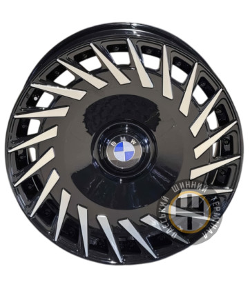 WS FORGED WS-018C 10x22 5x112 ET44 DIA66.5 Gloss Black Machined Face (Черный глянцевый полированное лицо)
