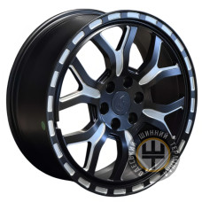 WS FORGED WS6-106C 8x18 6x139.7 ET45 DIA95.1 SATIN_BLACK_MILLING_FORGED