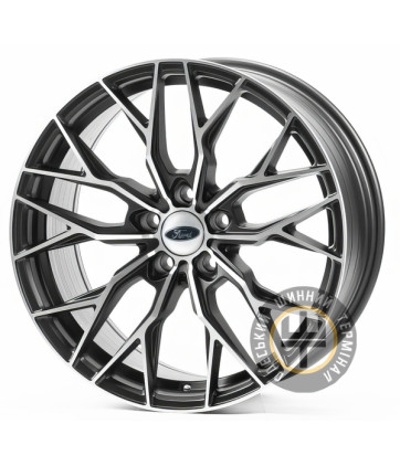 Flow Forming FF266 9.5x19 5x114.3 ET35 DIA70.5 Satin black with machined face
