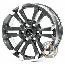 Replica MI3259 7.5x18 6x139.7 ET38 DIA67.1 Dark Gunmetal Machined Face