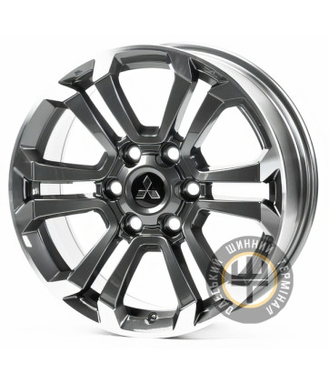 Replica MI3259 7.5x18 6x139.7 ET38 DIA67.1 Dark Gunmetal Machined Face