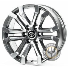 Replica TY3270 8.5x20 6x139.7 ET25 DIA106.1 Light Gunmetal Machined Face
