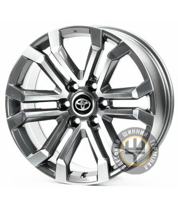 Replica TY3270 8.5x20 6x139.7 ET25 DIA106.1 Light Gunmetal Machined Face