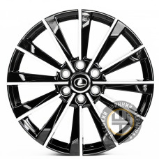 Replica LX3218 8.5x22 6x139.7 ET56 DIA95.1 Черный с алмазной механической обработкой лицевой поверхности