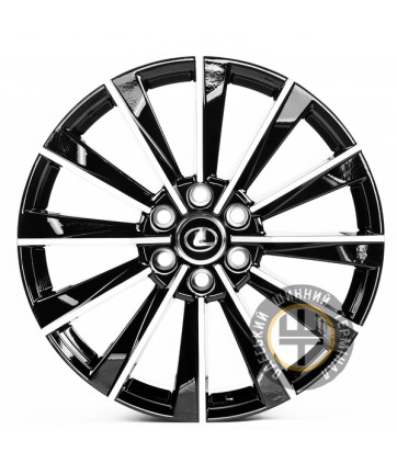 Replica LX3218 8.5x22 6x139.7 ET56 DIA95.1 Черный с алмазной механической обработкой лицевой поверхности