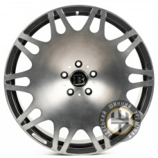 Replica FORGED MR2411284 11x23 5x130 ET20 DIA84 Satin black with machined face