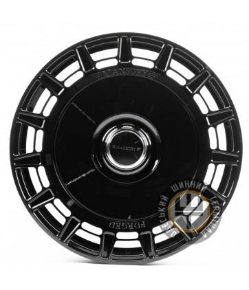 Replica FORGED MAN0001 10x22 5x112 ET45 DIA66.45 Gloss Black (Черный глянец)