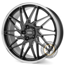 Dotz Tanaka 10x21 5x112 ET28 DIA70.1 GunMetal Lip Polished (Графитовый с полированным ободом)