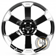 Replica FORGED A001 10.5x22 5x112 ET19 DIA66.45 Satin black