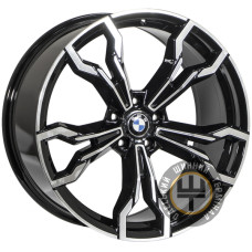 ZH 7116 8.5x20 5x112 ET30 DIA66.6 Черный с алмазной механической обработкой лицевой поверхности