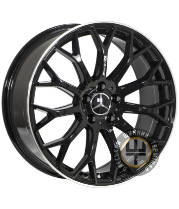 ZH 8130 8x19 5x112 ET35 DIA66.6 Black Mirror Lip Polished