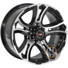 Zorat Wheels 2515 9x17 6x139.7 ET10 DIA108.1 Black polished (Черный с полированной лицевой частью)