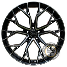 Zorat Wheels YA5640 9.5x21 5x112 ET25 DIA66.6 Black polished (Черный с полированной лицевой частью)