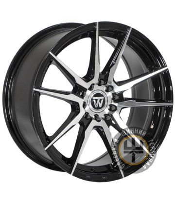 Zorat Wheels YA8522 8x17 5x100 ET35 DIA73.1 Black polished (Черный с полированной лицевой частью)