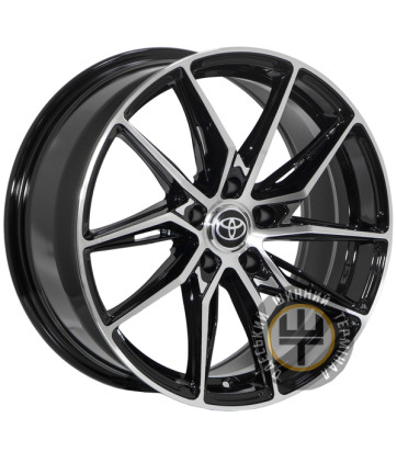 Zorat Wheels YA9561 8x18 5x114.3 ET32 DIA67.1 Black polished (Черный с полированной лицевой частью)