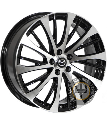 Zorat Wheels 7997 8x20 5x114.3 ET45 DIA67.1 Black polished (Черный с полированной лицевой частью)
