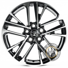 Replica TY3214 8x18 5x114.3 ET50 DIA60.1 Черный с алмазной механической обработкой лицевой поверхности