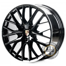 Replica PR03 11.5x21 5x130 ET69 DIA71.6 Black Machined Lip