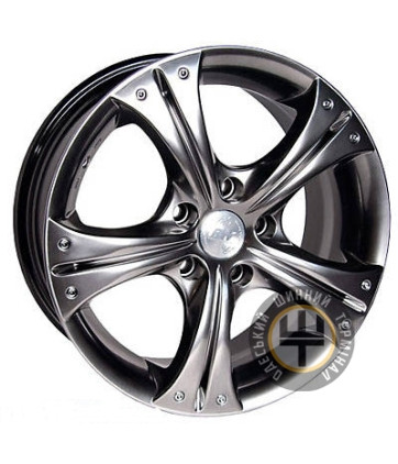 Racing Wheels H-253 7x16 5x112 ET40 DIA73.1 Cупер титановый (темное серебро)