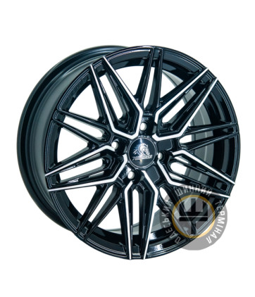 Replica Tesla FF01 9x20 5x114.3 ET34 DIA64.1 Black Matt (Черный матовый)