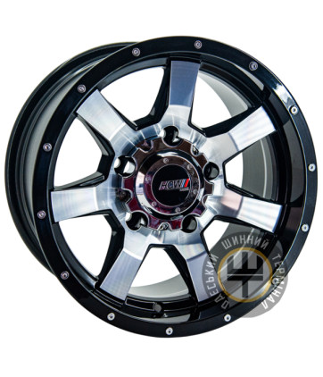 GT LGS06 8x15 5x139.7 ET-10 DIA110.5 Черный с алмазной механической обработкой лицевой поверхности