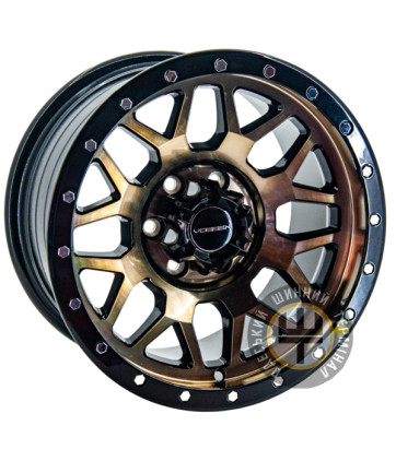 GT LGS39 8x15 6x114.3 ET0 DIA71.6 Черный с алмазной механической обработкой лицевой поверхности