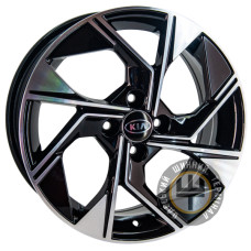 Replica Kia Y1265 6.5x16 4x100 ET40 DIA54.1 Черный с алмазной механической обработкой лицевой поверхности