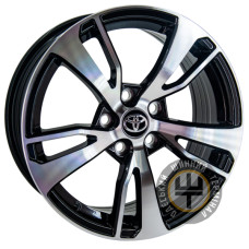 Replica Toyota 177147 7.5x17 5x114.3 ET39 DIA60.1 Machine black